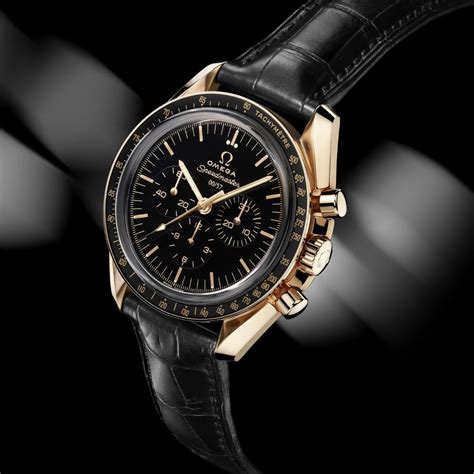 omega speedmaster gold 50th anniversary|omega speedmaster 50th anniversary review.